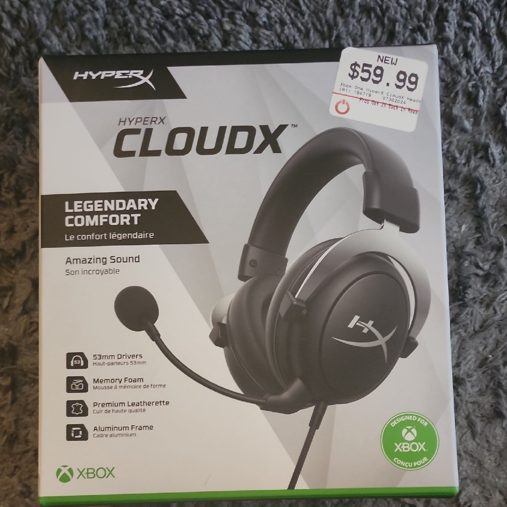 HyperX CloudX Gaming Headset for Xbox